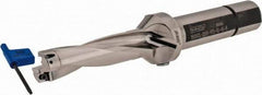 Iscar - 2-1/2" Max Drill Depth, 4xD, 5/8" Diam, Indexable Insert Drill - 3/4" Shank Diam, Whistle Notch Shank - Exact Tool & Supply
