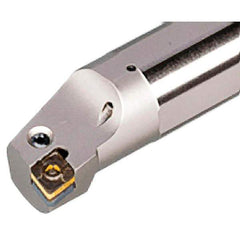 Iscar - 1.97" Min Bore Diam, 12" OAL, 1" Shank Diam, A-PCLN Indexable Boring Bar - 2" Max Bore Depth, CNMX 45.. Insert, Lever Holding Method - Exact Tool & Supply
