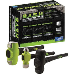 Wilton - Hammer & Mallet Sets Type: Shop Hammer Set Number of Pieces: 3 - Exact Tool & Supply