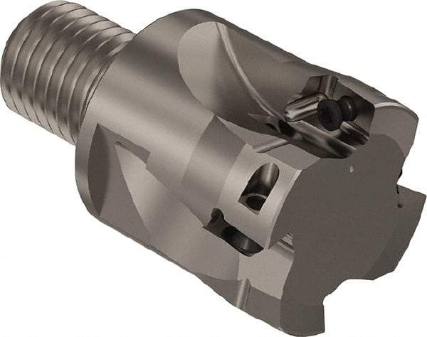Seco - 40mm Cut Diam, 11mm Max Depth of Cut, 40mm OAL, Indexable Square Shoulder Slot Milling End Mill - M20 Modular Connection, 90° Lead Angle, Through Coolant, Series R217.69 - Exact Tool & Supply