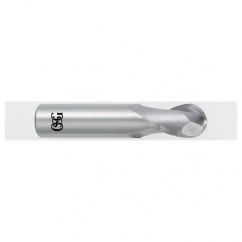 5/8" Dia. - 3" OAL - CBD - Ball End - 2 FL - Exact Tool & Supply