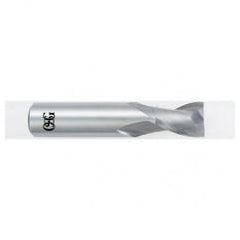 7/16 Dia. x 2-1/2 Overall Length 2-Flute Square End Solid Carbide SE End Mill-Round Shank-Center Cutting-Uncoated - Exact Tool & Supply