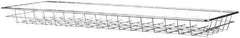 Marlin Steel Wire Products - 9" Deep, Rectangular Steel Wire Basket - 25.078" Wide x 2" High - Exact Tool & Supply