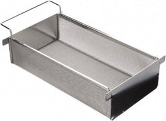 Marlin Steel Wire Products - 19.64" Deep, Rectangular Stainless Steel Mesh Basket - 8-1/4" Wide x 6" High - Exact Tool & Supply