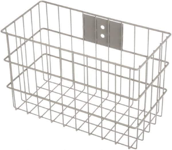 Marlin Steel Wire Products - 7" Deep, Rectangular Steel Wire Basket - 14" Wide x 9" High - Exact Tool & Supply