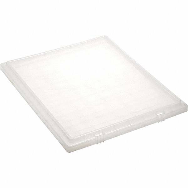 Quantum Storage - Tote & Storage Container Lids Width (Decimal Inch): 4.0 Length (Decimal Inch): 20.5 - Exact Tool & Supply