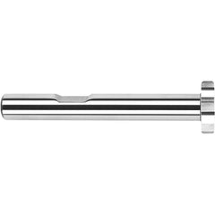 Harvey Tool - 3/4" Cut Diam, 3/32" Cut Width, 3/8" Shank, Straight-Tooth Woodruff Keyseat Cutter - Exact Tool & Supply