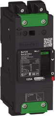 Square D - 110 Amp, 600Y/347 VAC, 2 Pole, Unit Mount B-Frame Circuit Breaker - Thermal-Magnetic Trip, 25 kA at 240 VAC, 18 kA at 277 VAC, 14 kA at 600Y/347 VAC Breaking Capacity, 14-3/0 AWG - Exact Tool & Supply