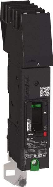 Square D - 50 Amp, 347 VAC, 1 Pole, Panel Mount B-Frame Circuit Breaker - Thermal-Magnetic Trip, 25 kA at 240 VAC, 18 kA at 277 VAC, 14 kA at 347 VAC Breaking Capacity, 14-2/0 AWG - Exact Tool & Supply