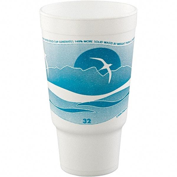 DART - Foam Hot/Coldn Cups, 32 oz - White - Exact Tool & Supply