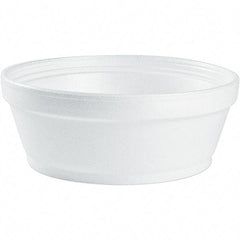 DART - Foam Food Containers, Foam, 8 oz - White - Exact Tool & Supply