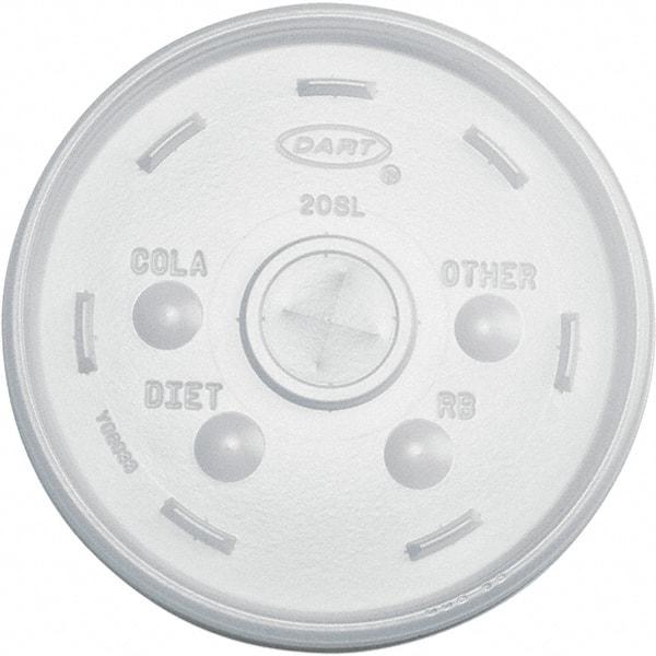 DART - Cold Cup Lids, 32 oz Cups - Translucent - Exact Tool & Supply