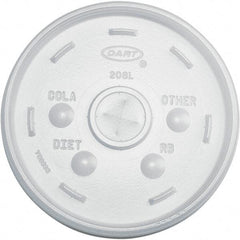 DART - Cold Cup Lids, 32 oz Cups - Translucent - Exact Tool & Supply
