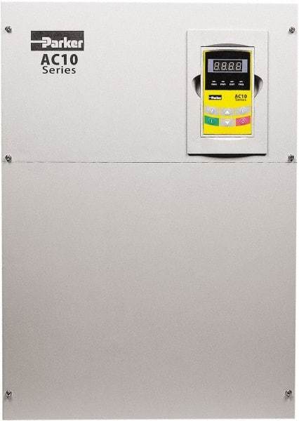 Parker - Three Phase, 460 Volt, 150 hp, Variable Frequency Drive - 16.14" Wide x 11.81" Deep x 24" High, IP20 - Exact Tool & Supply