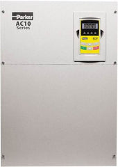 Parker - Three Phase, 460 Volt, 125 hp, Variable Frequency Drive - 16.14" Wide x 11.81" Deep x 24" High, IP20 - Exact Tool & Supply