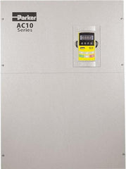 Parker - Three Phase, 460 Volt, 200 hp, Variable Frequency Drive - 20.32" Wide x 12.83" Deep x 30" High, IP20 - Exact Tool & Supply