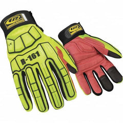 Ringers Gloves - Size 2XL (12) Spandex High Visibility Work Gloves - Exact Tool & Supply