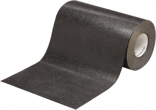 Ability One - Black Solid Color Anti-Slip Vinyl Tape - 36" Wide x 60' Long x 0.036" Thick, General Traffic - Exact Tool & Supply