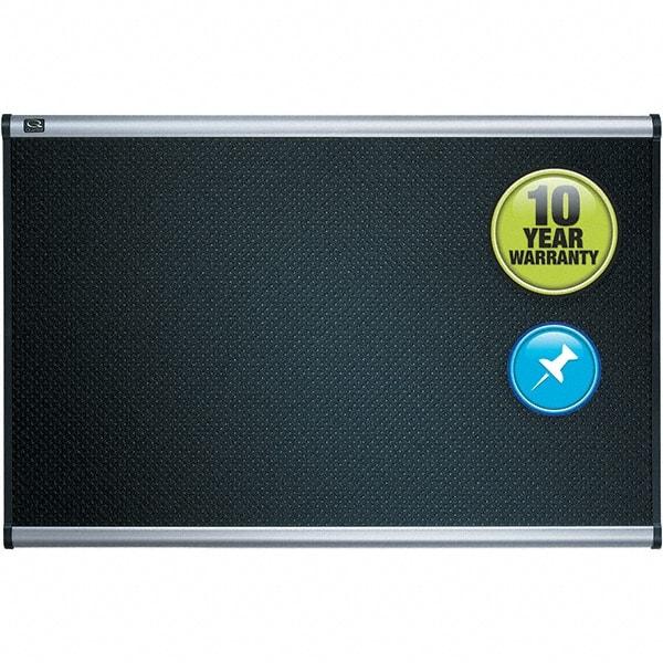 Quartet - 24" High x 36" Wide Embossed Foam Bulletin - Embossed Foam, Includes Mounting Kit - Exact Tool & Supply