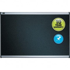 Quartet - 24" High x 36" Wide Embossed Foam Bulletin - Embossed Foam, Includes Mounting Kit - Exact Tool & Supply