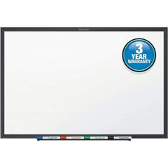 Quartet - 48" High x 72" Wide Dry Erase - Melamine, Includes Dry-Erase Marker & Mounting Hardware - Exact Tool & Supply
