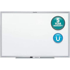 Quartet - 24" High x 36" Wide Magnetic Dry Erase Board - Steel, Includes Dry-Erase Marker & Mounting Kit - Exact Tool & Supply