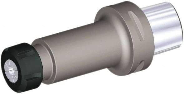 Kennametal - 100mm Projection, Taper Shank, ER20 Collet Chuck - 130mm OAL, 50mm Shank Diam - Exact Tool & Supply