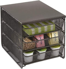 Safco - Coffee Pod Organizer - Hospitality Organizer, Black - Exact Tool & Supply