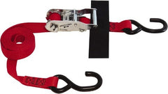 Snap-Loc - Slings & Tiedowns (Load-Rated); Type: Tie Down ; Length (Feet): 8 ; Width (Inch): 1 ; Basket Capacity (Lb.): 2500 ; Load Capacity (Lb.): 833.000 ; Material: Polyester; Steel; Polyvinyl - Exact Tool & Supply