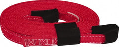 Snap-Loc - 15' Long x 2" Wide, 7,000 Lb Basket Capacity, Polyester & Steel Web Sling - Exact Tool & Supply