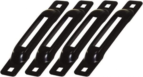 Snap-Loc - 1' Long x 2" Diam, Black Tie Down Strap Kit - Exact Tool & Supply