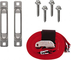 Snap-Loc - Tie Down Kit; Type: Tie Down Strap Kit ; Overall Length (Feet): 16.00 ; Head/Holder Diameter (Inch): 2 ; Color: Red ; Number of Hooks: 0 - Exact Tool & Supply
