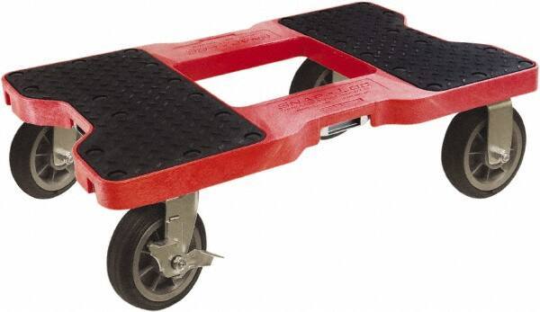 Snap-Loc - 1,500 Lb Capacity Polyethylene Dolly - 32" Long x 20-1/2" Wide x 9-1/2" High - Exact Tool & Supply