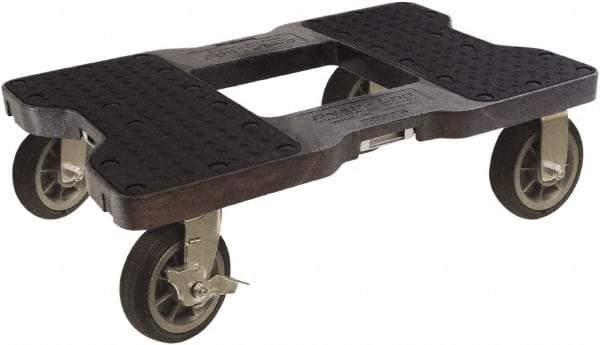 Snap-Loc - 1,500 Lb Capacity Polyethylene Dolly - 32" Long x 20-1/2" Wide x 9-1/2" High - Exact Tool & Supply
