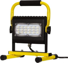 Probuilt Lighting - 120 Volt, 30 Watt, Electric, LED Portable Floor Work Light - 1,524mm Cord, 1 Head, 3,000 Lumens, Aluminum, 12" Long x 8-1/2" Wide x 8" High - Exact Tool & Supply