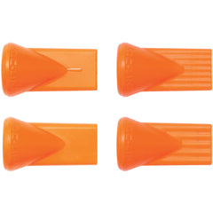 Coolant Hose System Assortment - 1/4″ Inside Diameter System-1/4″ Flat Nozzle Assortment Contains 1 each of Flat Slot 40, Flat Slot 60, Flat Hole 5 & Flat Hole 7 Nozzles - Exact Tool & Supply