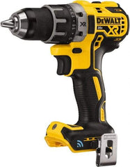 DeWALT - 20 Volt 1/2" Chuck Pistol Grip Handle Cordless Drill - 0-2000 RPM, Keyless Chuck, Reversible, Lithium-Ion Batteries Not Included - Exact Tool & Supply