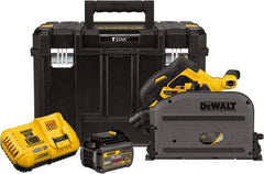 DeWALT - 60 Volt, 6-1/2" Blade, Cordless Circular Saw - 4,000 RPM, 1 Lithium-Ion Battery Included - Exact Tool & Supply