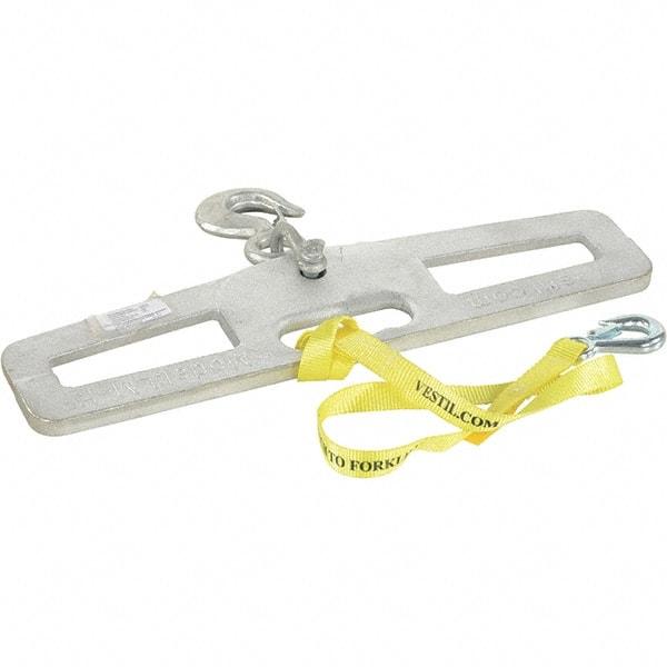 Vestil - 4,000 Lb Capacity Hook Plate - 24" Wide x 13-5/8" High - Exact Tool & Supply