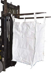 Vestil - 6 Lb Load Capacity, 1-7/8 Cu Yd, Polypropylene Fabric Hopper - 36" Wide x 36" Long x 55" High, White - Exact Tool & Supply