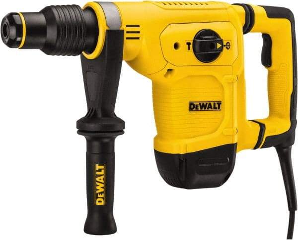 DeWALT - 120 Volt 1" SDS Max Chuck Electric Hammer Drill - 0 to 3,150 BPM, 0 to 540 RPM, Reversible - Exact Tool & Supply