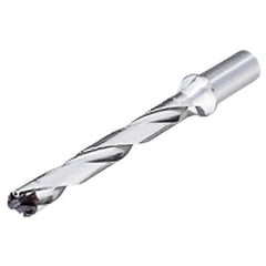 Iscar - 29/64" to 15/32" Diam, 8xD, 3.62" Max Depth, 0.63" Shank Diam, 6.17" OAL, Replaceable-Tip Drill - FCP, ICK, ICK-2M, ICM, ICN, ICP, iCP-2M Insert, 11 Seat Size, 45390150 Toolholder, Series SumoCham - Exact Tool & Supply