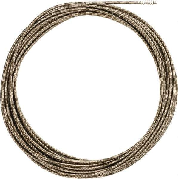 Milwaukee Tool - 5/16" x 75' Drain Cleaning Machine Cable - Inner Core, 1-1/4" to 2-1/2" Pipe, Use with Milwaukee Drain Cleaning Tools - Exact Tool & Supply