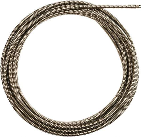 Milwaukee Tool - 5/8" x 50' Drain Cleaning Machine Cable - All-Purpose Wind, 1-1/4" to 2-1/2" Pipe, Use with Milwaukee Drain Cleaning Tools - Exact Tool & Supply