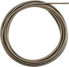Milwaukee Tool - 5/8" x 50' Drain Cleaning Machine Cable - All-Purpose Wind, 1-1/4" to 2-1/2" Pipe, Use with Milwaukee Drain Cleaning Tools - Exact Tool & Supply