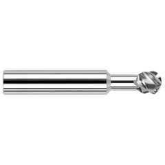 Harvey Tool - 1/16" Diam 270° Wrap Angle 0.053" LOC 2-Flute Uncoated Undercut End Mill - Exact Tool & Supply