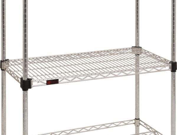 Eagle MHC - 72" Wide, 1-1/8 High, Open Shelving Accessory/Component - Stainless Steel, Stainless Steel Finish, 21" Deep, Use with Eagle MHC Shelving - Exact Tool & Supply