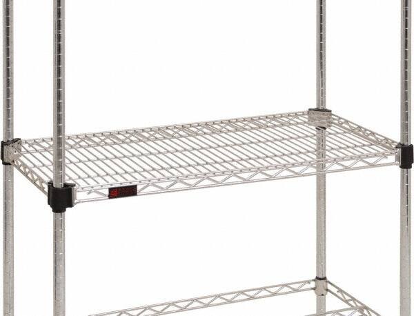 Eagle MHC - 60" Wide, 1-1/8 High, Open Shelving Accessory/Component - Zinc, Zinc Finish, 21" Deep, Use with Eagle MHC Shelving - Exact Tool & Supply