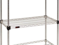Eagle MHC - 48" Wide, 1-1/8 High, Open Shelving Accessory/Component - Zinc, Zinc Finish, 21" Deep, Use with Eagle MHC Shelving - Exact Tool & Supply