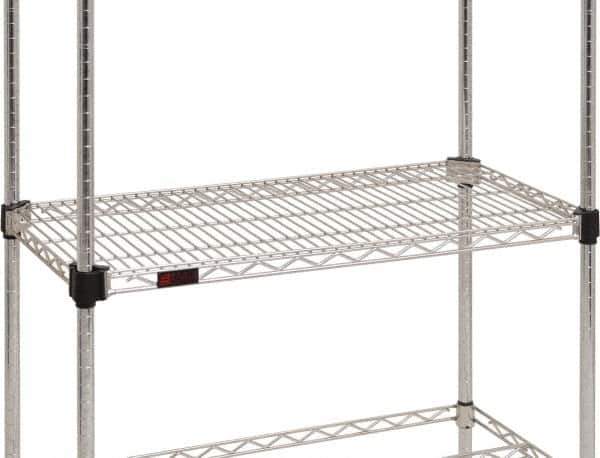 Eagle MHC - 48" Wide, 1-1/8 High, Open Shelving Accessory/Component - Stainless Steel, Stainless Steel Finish, 21" Deep, Use with Eagle MHC Shelving - Exact Tool & Supply